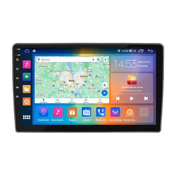 Штатная магнитола 10" Lesko для Volkswagen Amarok I 2010-2016 4/64Gb CarPlay 4G Wi-Fi GPS Prime 8 ядер Тойота