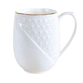 Чашка 330мл кругла порцеляна 557611-А білий Оптима