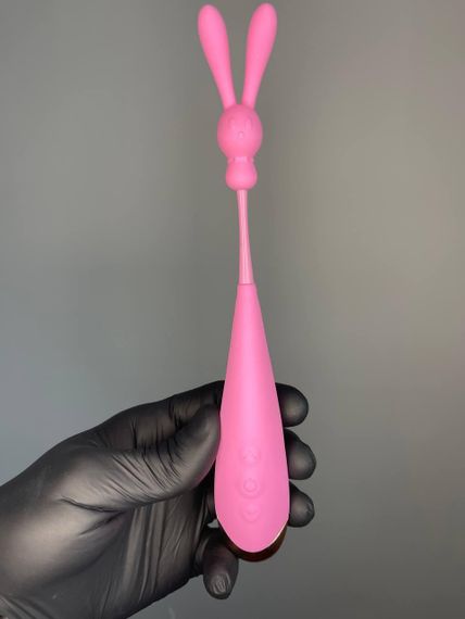 ВІБРАТОР ЖІНОЧИЙ гарний рожевий 2 насадки | Зображення 8