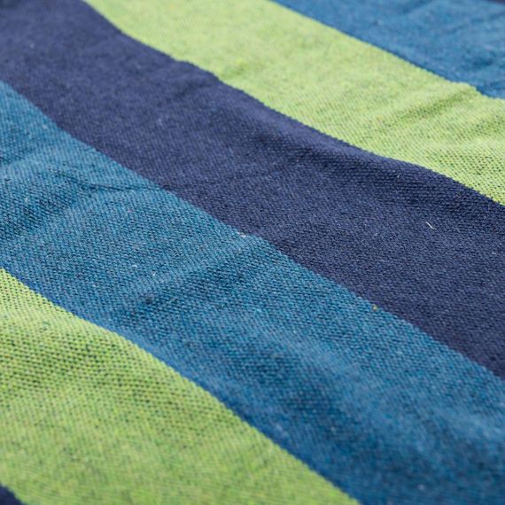 Гамак туристичний підвісний тканинний 174х80 см з планкою Синій SJ-0010-2BL | Зображення 4