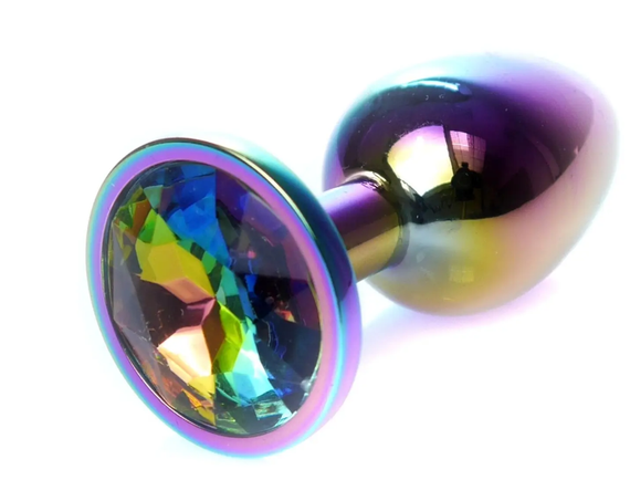 Анальная пробка Boss Series - Jewellery Multicolour PLUG Clear S sexstyle | Зображення 2