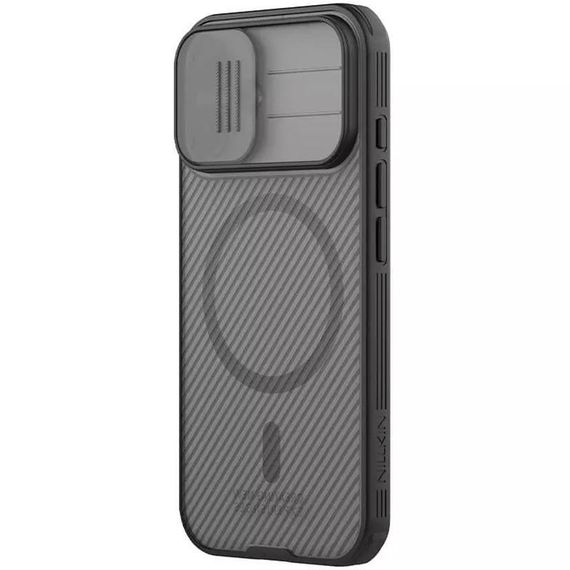 Карбонова накладка Nillkin CamShield Pro Magnetic Apple iPhone 17 (6.3") Transparent black | Зображення 2