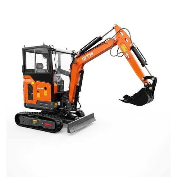 Миниэкскаватор дизельный GTM G-Tex 2500С (25.34 кВт, 34 л.с., до 2.5 м, 2500 кг) | Зображення 3