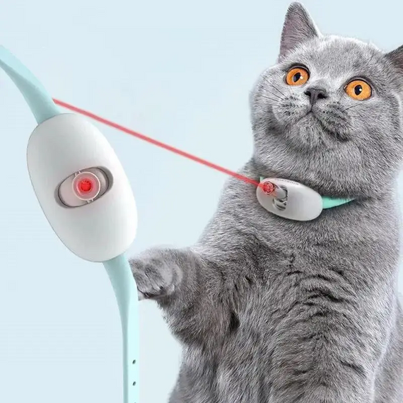 Лазерний ігровий нашийник для хатніх тварин Smart Laser Collar знижка