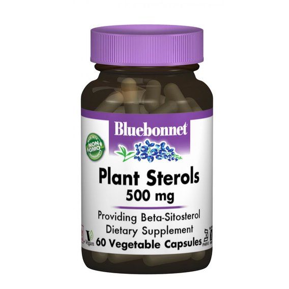 Комплекс для профілактики тиску та кровообігу Bluebonnet Nutrition Plant Sterols 500 mg 60 Caps