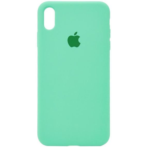 Чохол Silicone Case Full Protective (AA) для Apple iPhone X / XS (5.8") Зелений / Spearmint