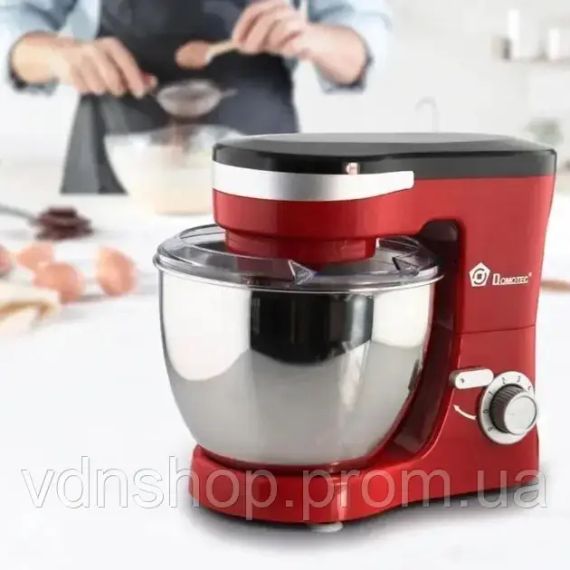 Миксер Domotec MS-1368 / скоростей 6 / чаша 4л / 1500W | Зображення 4