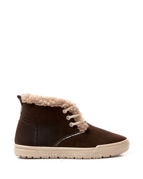 Женские ботинки на шнурках IZABELLA шоколад теди 41 | Зображення 1