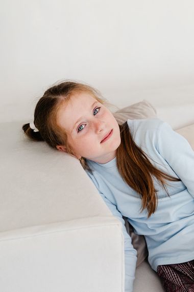 Джемпер для дівчинки Носи своє 116 Світло-блакитний (p-6677-158718) | Зображення 6