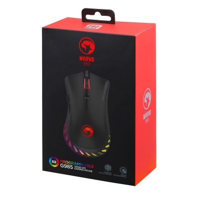 Мышка Marvo G985 RGB-LED USB Black (G985) | Зображення 5