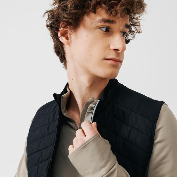 Жилетка чоловіча Run Warm 500 для бігу чорна - S | Зображення 4