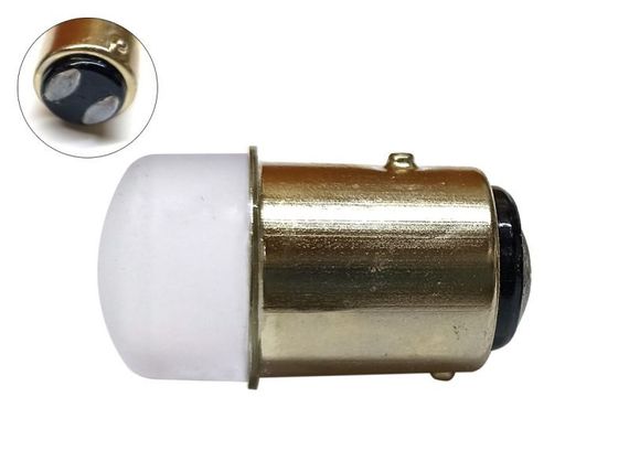 Світлодіодна лампа AllLight T25/5 9 SMD 2835 BAY15d 12 V, матова лінза, WHITE