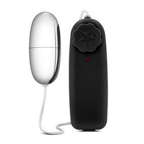 Віброяйце B yours SILVER POWER Bullet BLACK, Сріблястий