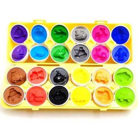 Сортер 3D Яєчний лоток 12шт 4FUN Game Club Транспорт