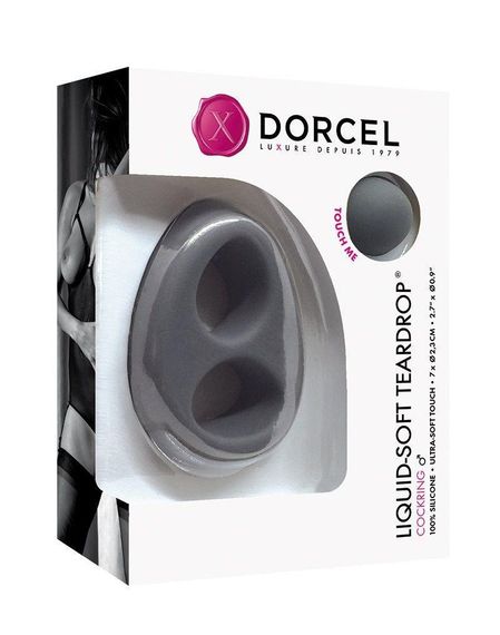 Эрекционное кольцо Dorcel Liquid-Soft Teardrop для члена и мошонки, soft-touch силикон sexstyle | Зображення 1