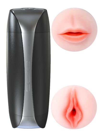 Мастурбатор з двома входами та вібростимуляцією BOSS SUSAN Double Delight 2.0 - 36 functions USB, BS2600132 Sex Aura | Зображення 2