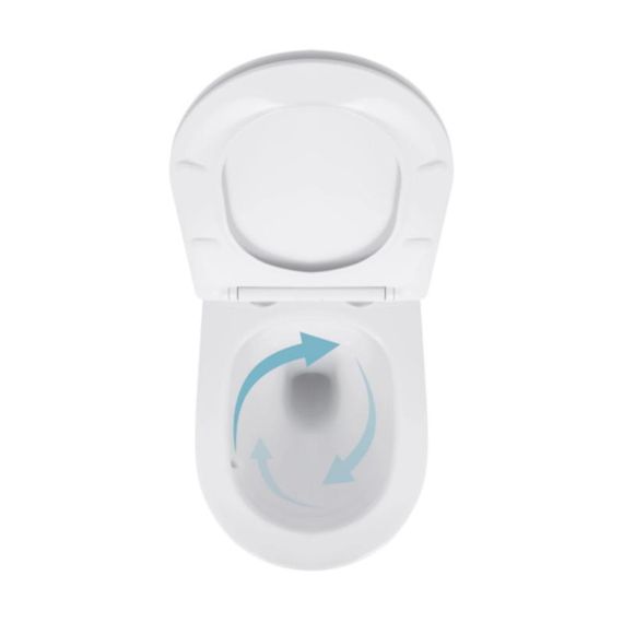 Готовое решение Qtap для ванной комнаты: подвесной унитаз Jay Ultra Quiet 520x360x320 + комплект инсталляции Standard (линейная | Зображення 5