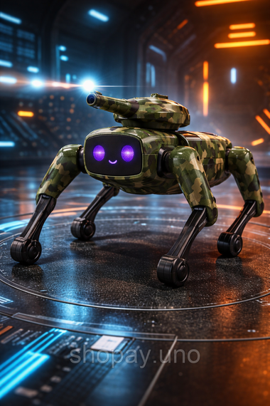 Інтерактивний робот-пес, що стріляє кульками орбіз UFT Smart Dog MECH GUARDIAN