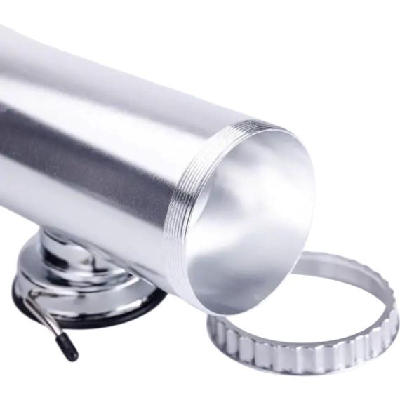 Шприц для ковбаси ручний 11×30 см горизонтальний ковбасний шприц 2 л для фаршу 3 насадки 16788-2 | Зображення 6