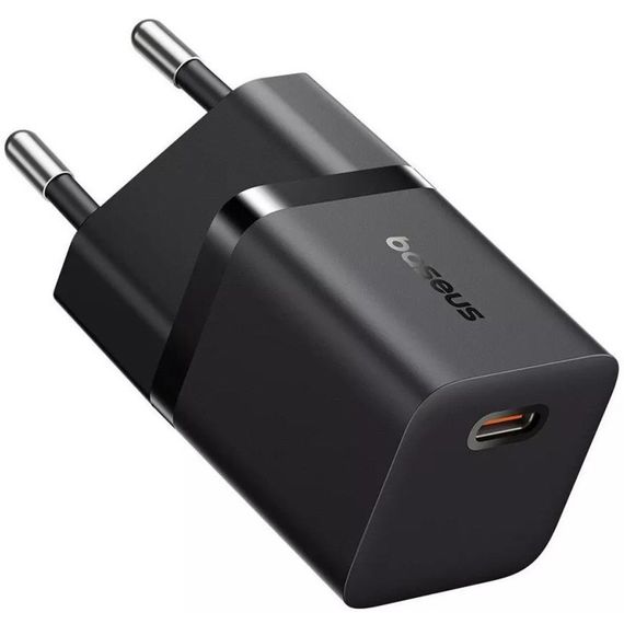 СЗУ Baseus GaN5 Fast Charger (mini) PD25W (1USB-C) (P10110909213-00) Cluster Black | Зображення 2