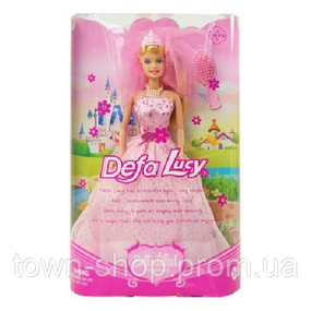 Кукла типа Барби невеста Defa Lucy 6091 невеста Розовый