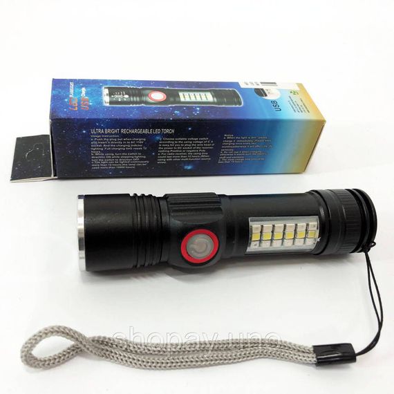 Зручний ручний ліхтар SY-1903C-P50+SMD+RGB, Військовий армійський ліхтар нашоломний NL-94 | Зображення 3