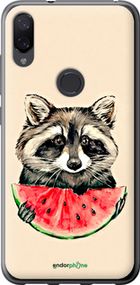 Чохол на Xiaomi Mi Play Єнотик з кавуном "4605u-1644-2448"