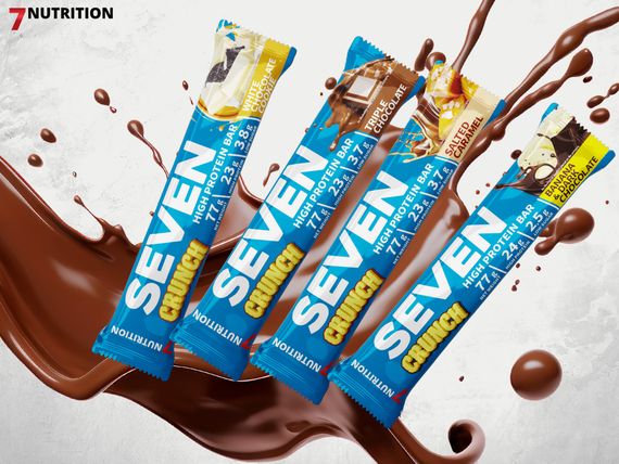 Батончик 7 Nutrition Seven Bar 77 g, White Chocolate Cookie | Зображення 1