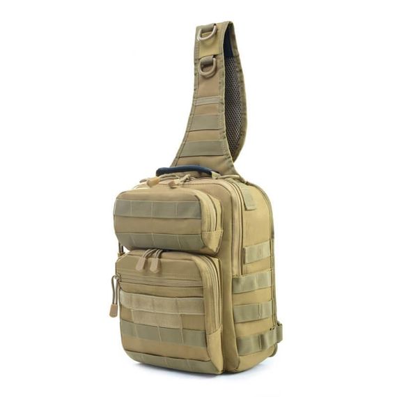 Сумка тактична через плече Smartex 3P Tactical 12 ST-102 khaki | Зображення 1
