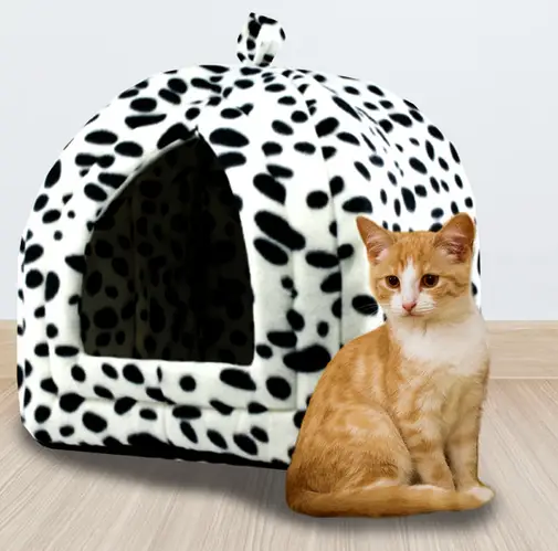 М'який будиночок для собак та кішок Pet Hut White 35см х 40см. | Зображення 3