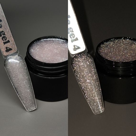 Гель для нарощення Mi Twinkle №4 Builder Gel (світловідбивний бежевий) 30мл | Зображення 1