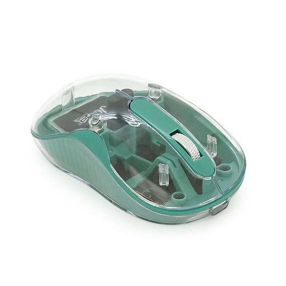 Миша бездротова JEDEL WD141T-G, 1200, 2.4 GHz+Bluetooth 5.0, 3.7V 300mAh, Type-C заряджання. 109x60x32 мм. 69 р.