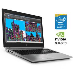 Мобильная рабочая станция HP ZBook 15 G5 / 15.6" (1920x1080) IPS / Intel Core i7-8850H (6 (12) ядра по 2.6 - 4.3 GHz) / 16 GB DDR4 / 512 GB SSD M.2 / nVidia Quadro P1000, 4 GB GDDR5, 128-bit / WebCam / Win 11 Pro б/у