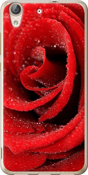 Чехол на Huawei Y6 II Красная роза "529u-338-17620"