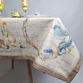 Скатерть SoundSleep Пасхальная радость хлопковая 114х140 см комбинированная (2800004763110)