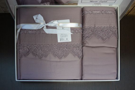 Постільна білизна First Choice Vip Satin Moonlight 200x220 см Marta Lilac | Зображення 3