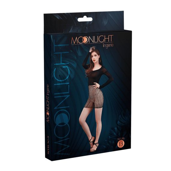 Еротична сукня Moonlight Model 13 XS-L Black, довгий рукав | Зображення 2