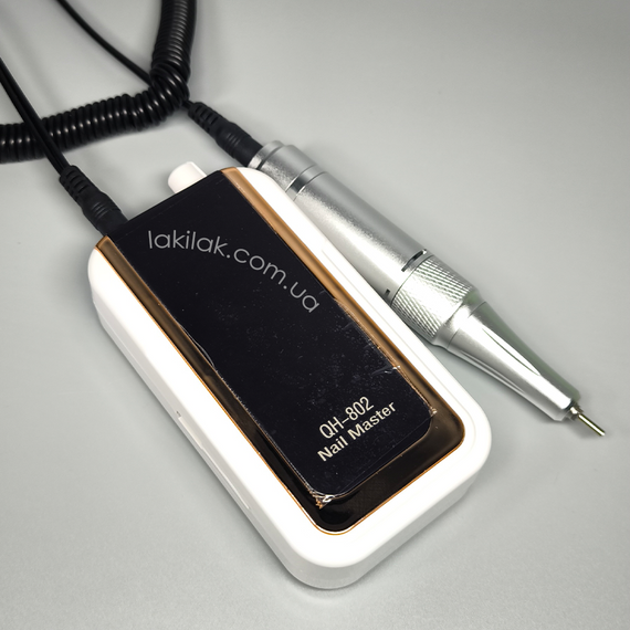 Фрезер для манікюру на акумуляторі QH-802 15W 45тис.обертів/хв (білий) | Зображення 2