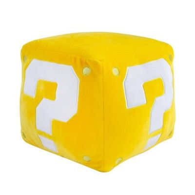 Мягкая игрушка Club Mocchi- Mocchi- Куб со знаком вопроса с Супер Марио 28 х 23 см (T12887) | Зображення 1