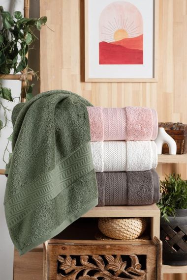 Набір рушників Nusa 70х140 см Trace, банні 4 шт.