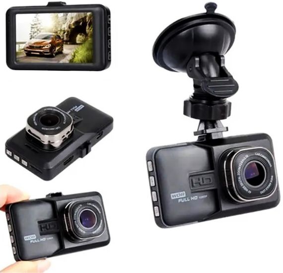 Автомобильный видеорегистратор T626 FULL HD 1080 Черный | Зображення 4