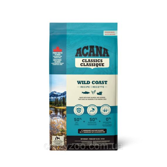 Сухий корм для собак усіх порід Acana Wild Coast з рибою 14.5 кг a56217