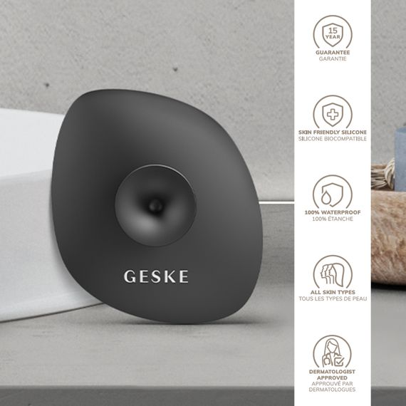 Щітка для обличчя GESKE Facial Brush 4в1 з тримачем gray | Зображення 2