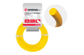 Леска для триммера Intertool - 2,0мм x 15м круг (DT-2302)