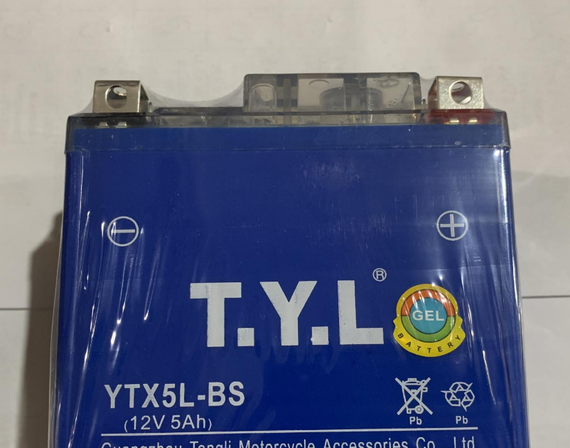 Акумулятор   скутер  12V 5А гелевый (113x70x107)