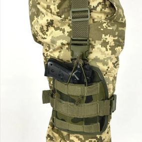 Кобура на стегно для ПМ з Molle мультикам LE2440