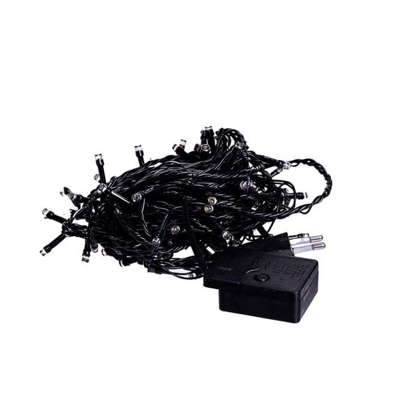 Новорічна гірлянда штора 3х2 м 144 LED кімнатна білий провід Жовтий ZWM32144LEDY | Зображення 2