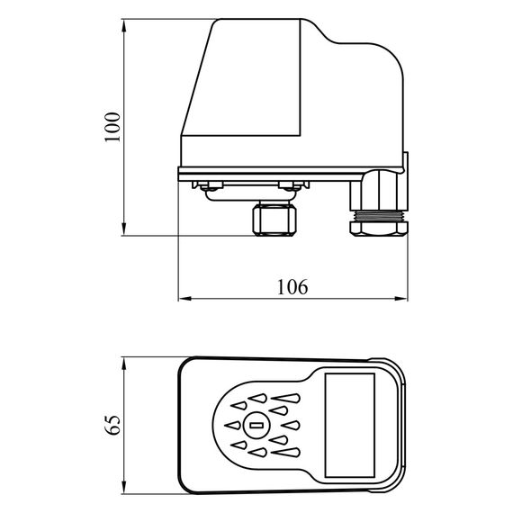 Реле тиску механічне Agua PM-5/G (CV035107) | Зображення 1