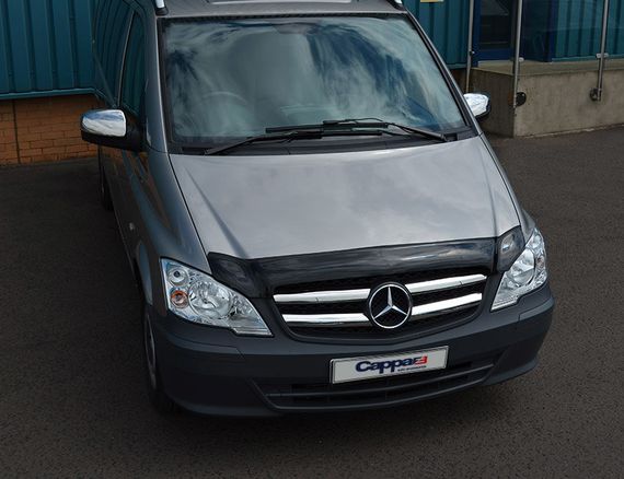 Дефлектор капота (EuroCap) для Mercedes Viano 2004-2015 гг | Зображення 8