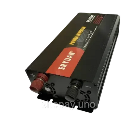 Преобразователь напряжения AGM 12V → 220V 4500W чистая синусоида с LCD-дисплеем | Зображення 2